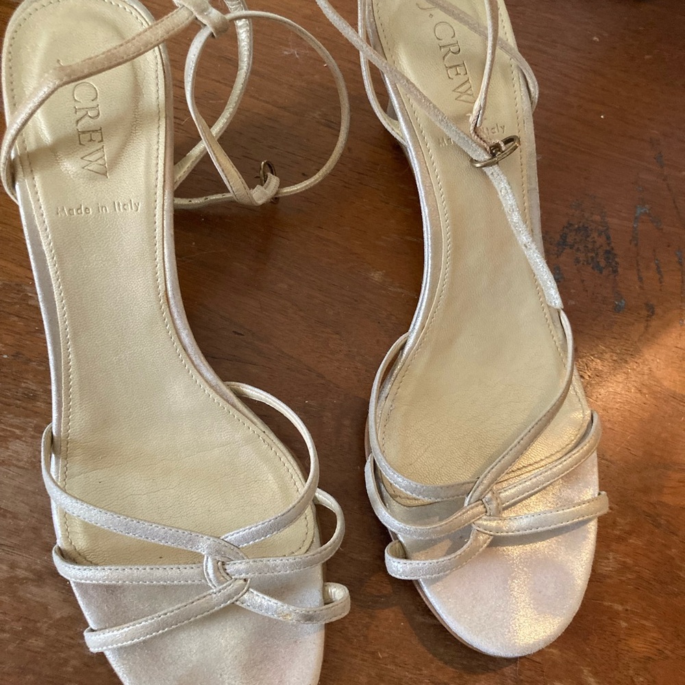 J. Crew Women's Cream Sandals